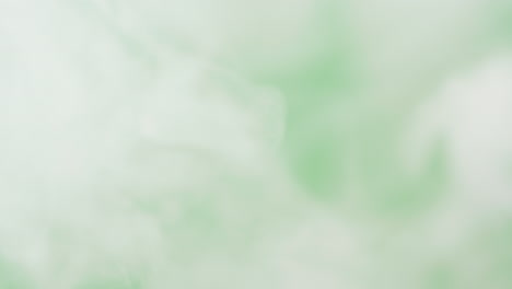 green and white abstract smoke