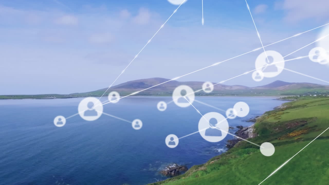 해변의 연결 네트워크의 활성화