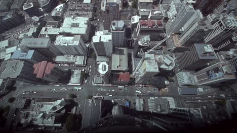 looking down over auckland new zealand