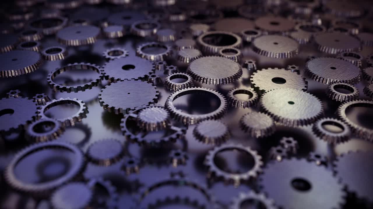 engranajes sistema giratorio caja de cambios mecanismo de reloj 4k