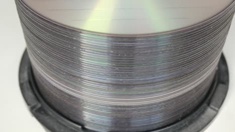 stack of dvds showcasing a tech storage concept