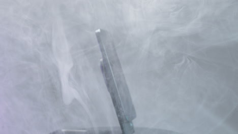smartphone wireless charging in smoke