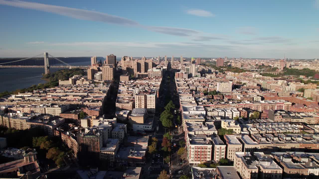 NYC's Broadway in Washington Heights, 4K drone footage