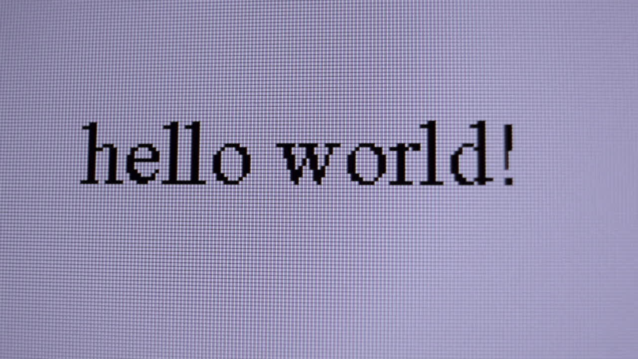 hola mundo volando desde el borrón