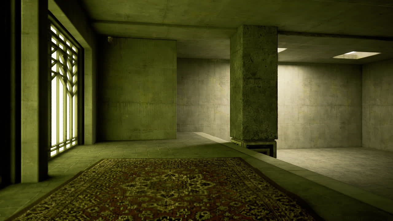 Derelict sanctuary highlighting timeworn furniture and ambiance of gentle decay