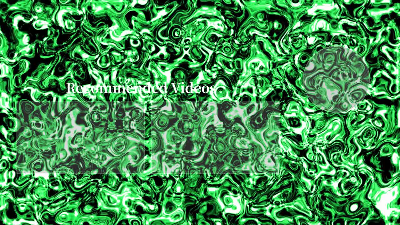 액체 금속 이동 엔드 카드 엔딩 스크린 모션 그래픽