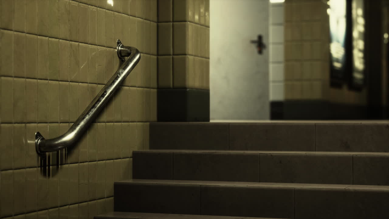 코로나19 전염병 기간 동안 비어있는 기차역