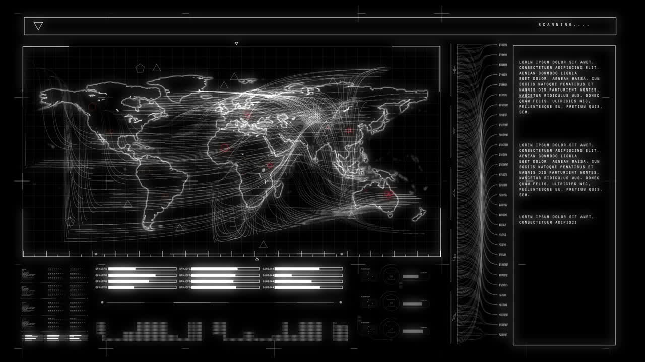 Black global business interface