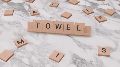 Towel-word-on-scrabble