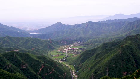 view from the great wall, china
