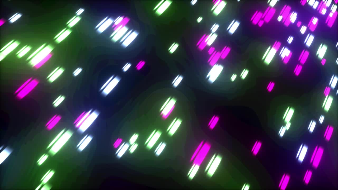 flujo de luz de neón rápido con efecto impresionante. concepto de animación de líneas de lluvia de datos digitales para big data, internet de las cosas iot ai, tecnología de red de computación en nube. bucle sin costuras 4k