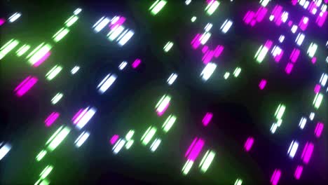 flujo de luz de neón rápido con efecto impresionante. concepto de animación de líneas de lluvia de datos digitales para big data, internet de las cosas iot ai, tecnología de red de computación en nube. bucle sin costuras 4k