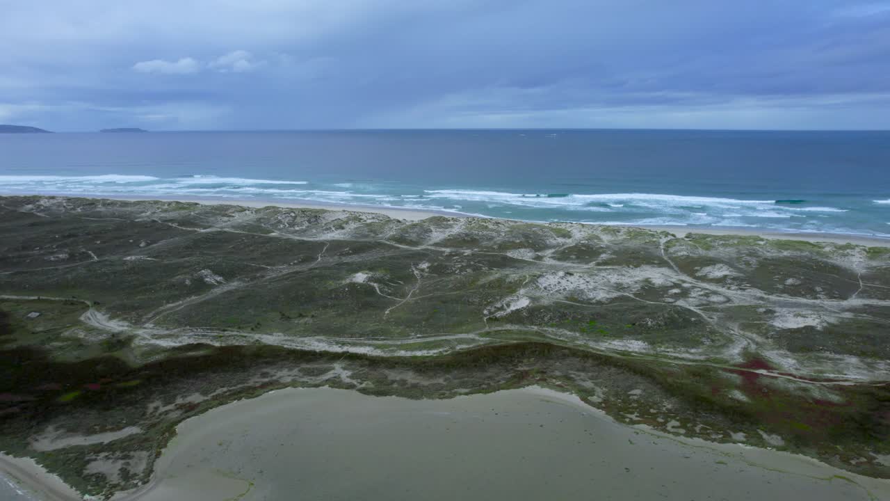 playa de baldaio, a coruña, españa