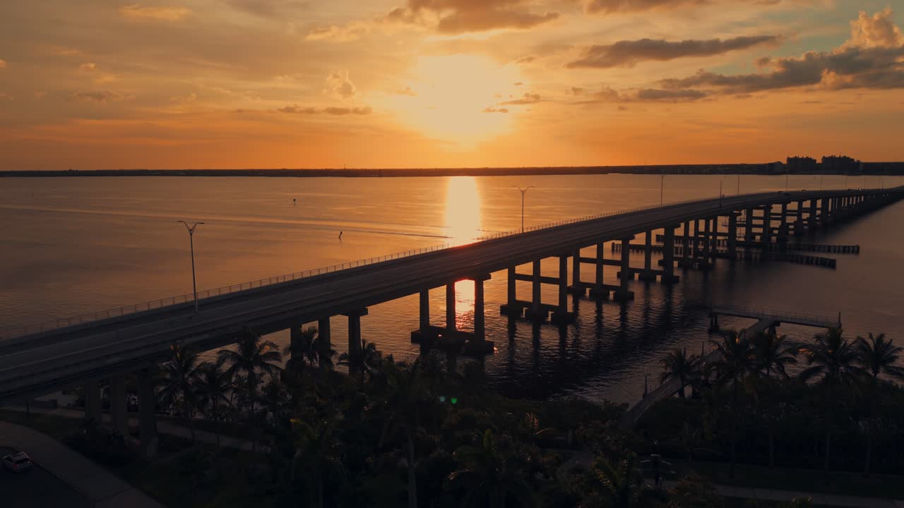 Sunset Over the Bridge