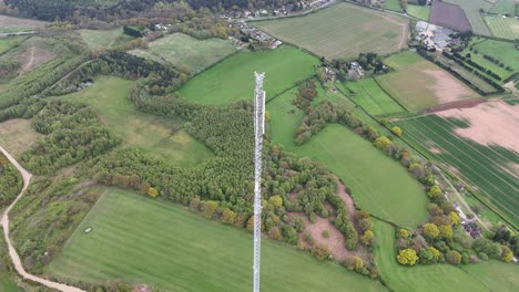 lichfield transmitting station hopwas hill tamworth uk drone,aerial high angle