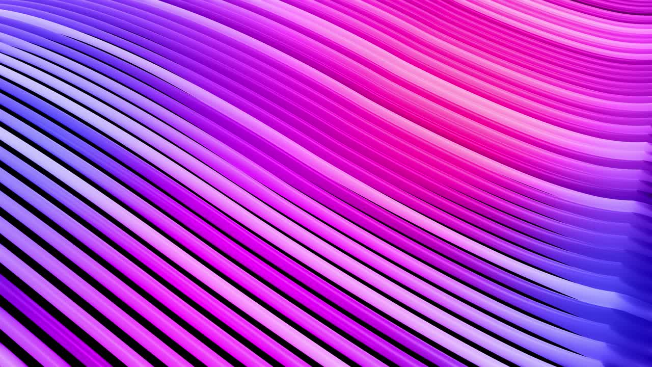 abstract geometric looped bg con tubos curvos de color azul rojo forman efectos de luz de estructura de rayas. las curvas parpadean luces de neón. fondo para espectáculos o eventos, festivales, conciertos, clubes nocturnos vj