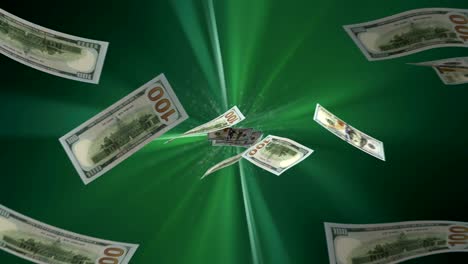 flying dollar (seamless)