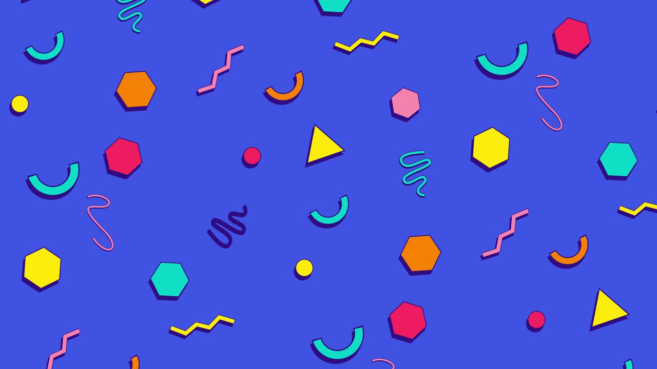 formas geométricas abstractas de fondo 4k