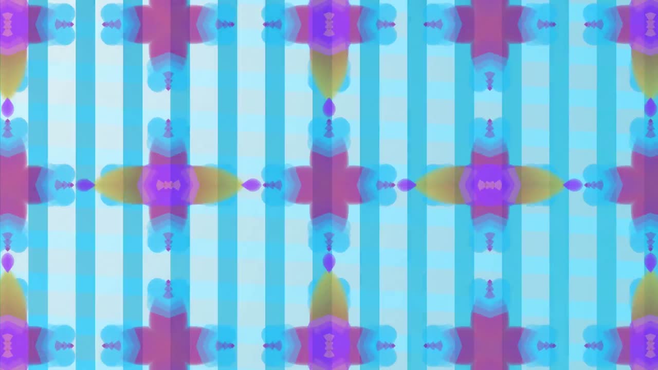 다채로운 칼레이도스코프 모양이 최면적으로 움직이고 있습니다.