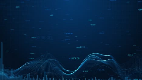 abstract futuristic stock market interface concept crypto currency commerce business exchange