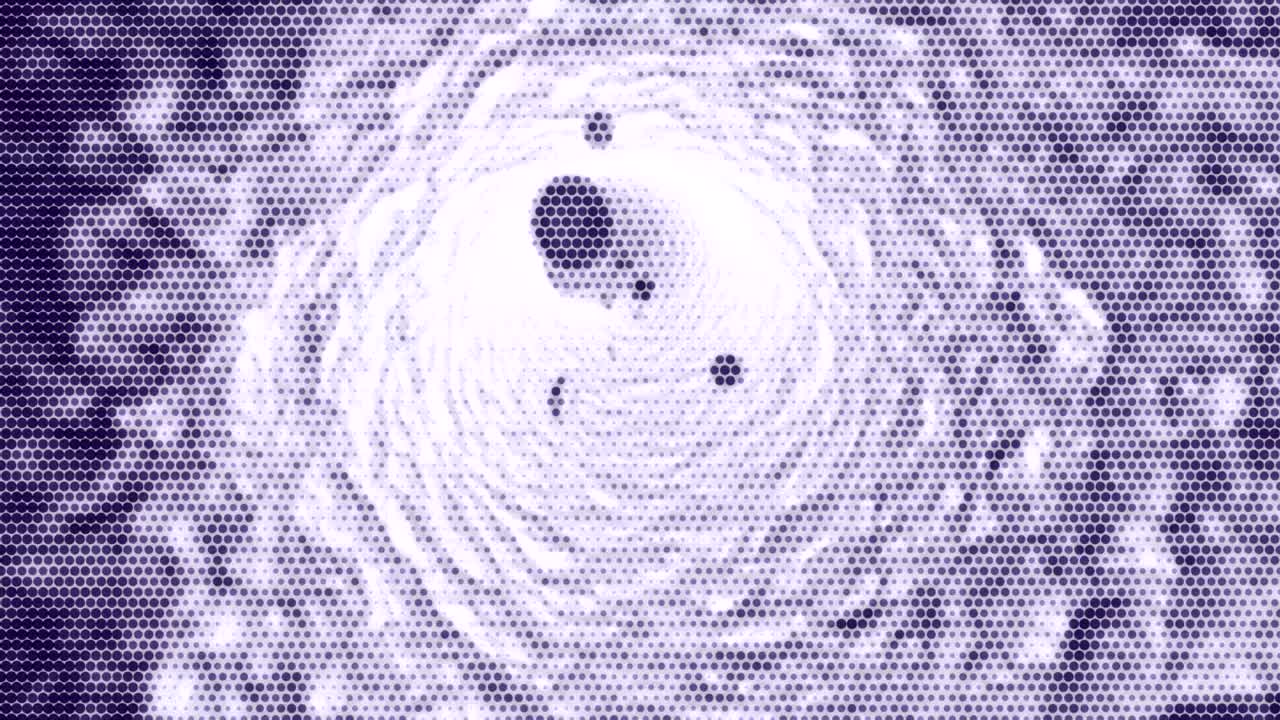 fondo de movimiento animado generado por computadora que muestra biología científica átomos moléculas partículas genes adn