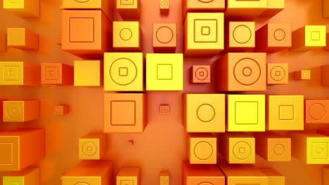 background of animated cubes