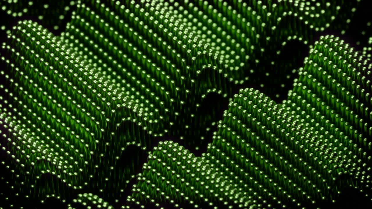 абстрактный зеленый геометрический рисунок