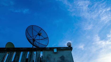 antenna communication satellite dish and sky