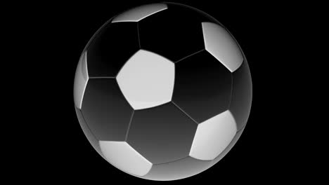 soccerball. looping footage has 4k resolution.