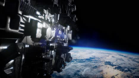 ovnis volando en el espacio