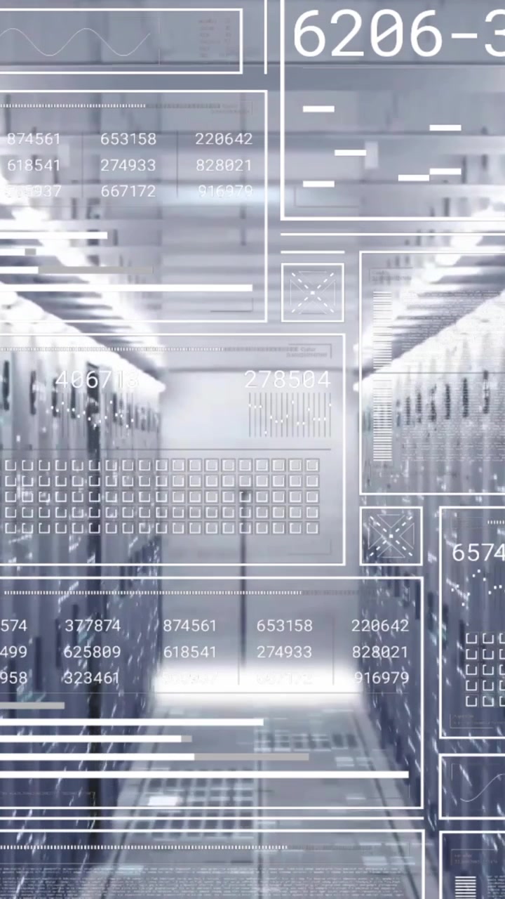 Animasjon av databehandling over dataservere