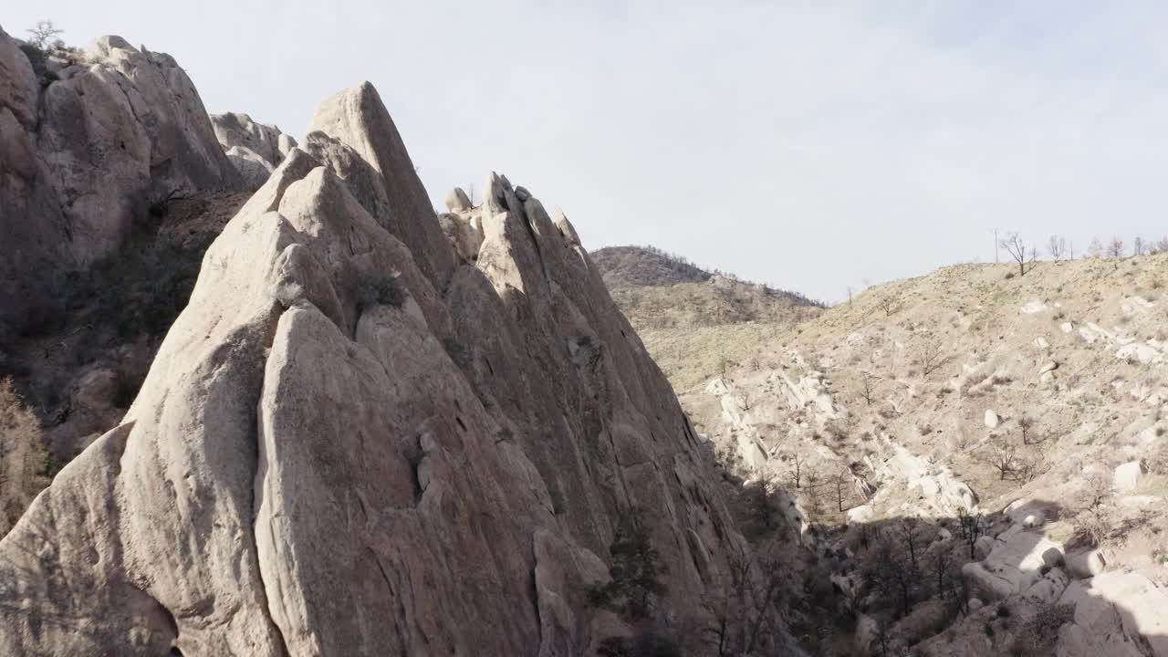 Rugged Arid Mountain Rock Formations