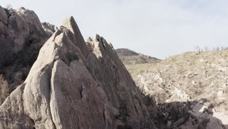 rugged arid mountain rock formations