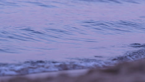 gentle wave ripples on a calm blue sea surface under soft daylight