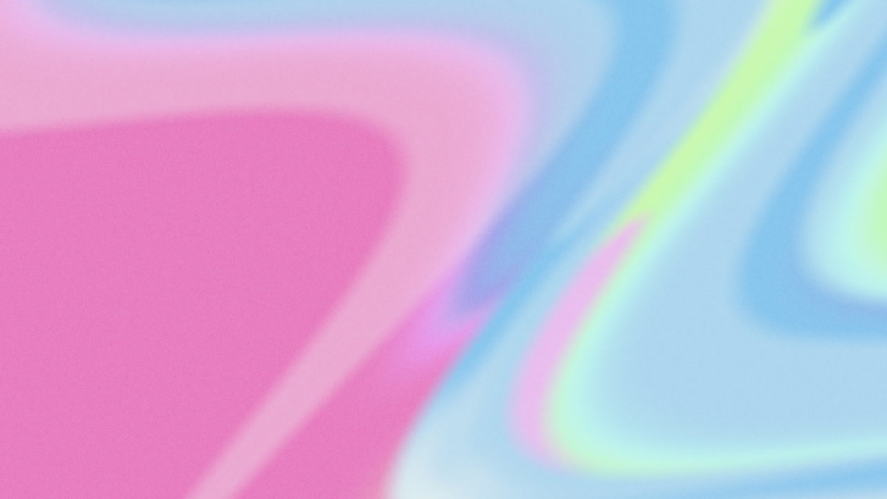 비중 있는 파스텔 분홍색과 파란색의 액체 소용돌이가 유기적으로 움직입니다.