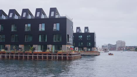 modern waterfront architecture in copenhagen, denmark
