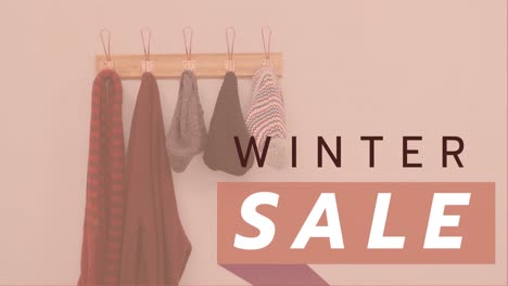 Digitally-generated-video-of-winter-sale-4k