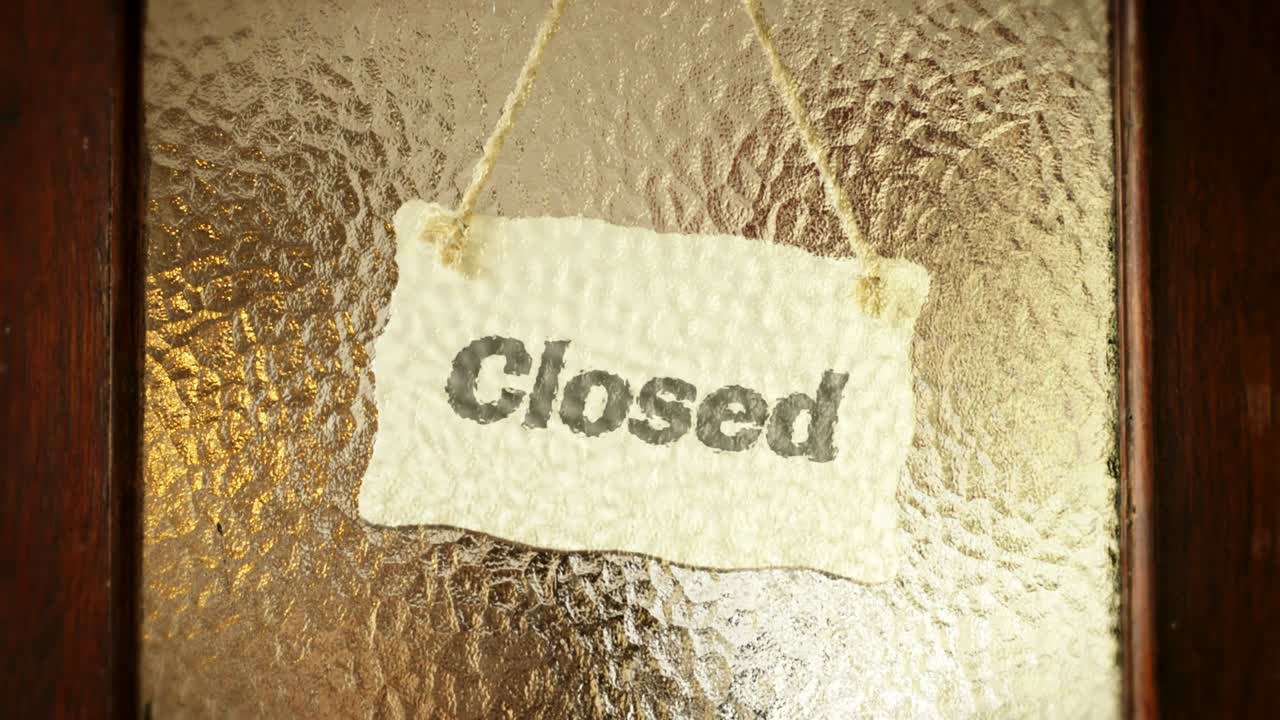 닫힌 기호 제목 화면에 열려