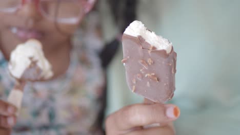 child eating ice cream