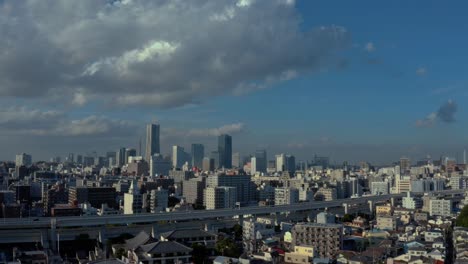 the aerial view of yokohama