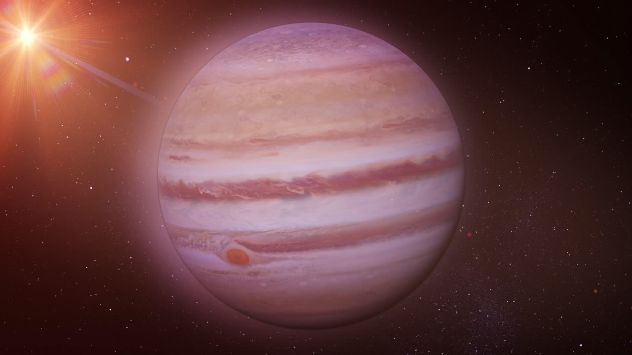 júpiter en el espacio