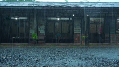 raining-very-heavy-in-Hat-Yai,-it's-was-the-biggest-for-last-few-years
