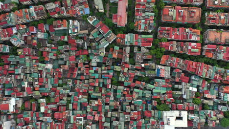 una ciudad superpoblada en vietnam