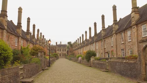 vicars' close, wells, somerset, england