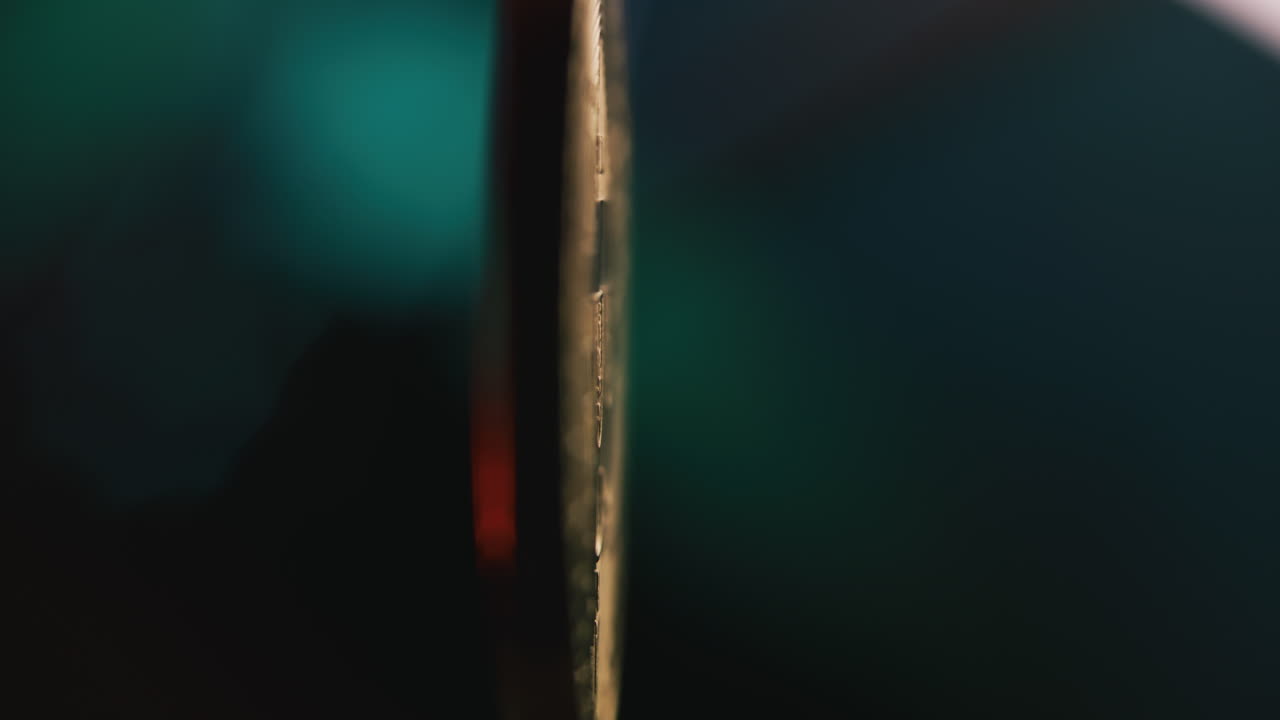 Cryptocurrency Coin Close-up