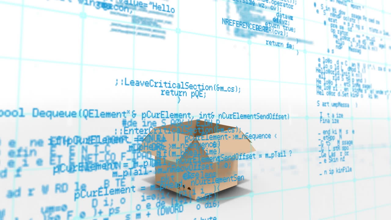 데이터 처리 및  ⁇ 색 배경에 상자를 열기