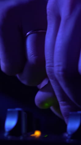 dj playing electronic music