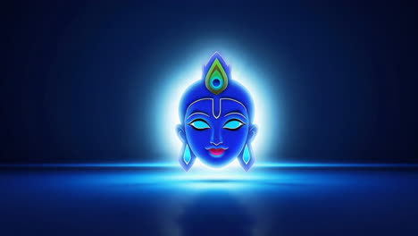krishna face illustration