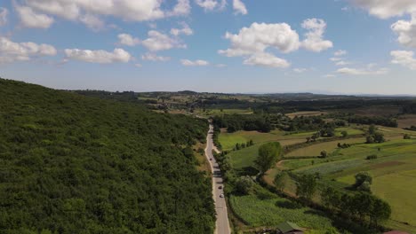 asfalto carretera conducción coche aéreo drone