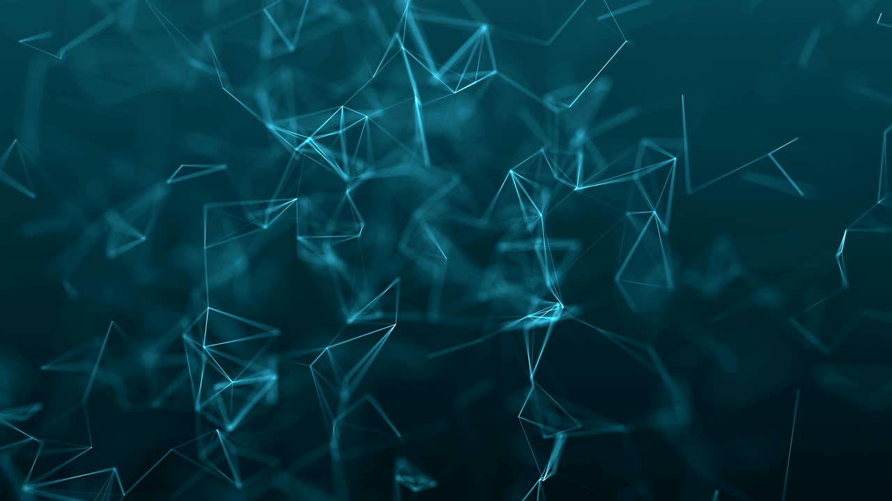 4k bucle abstracto color fondo geométrico con líneas y puntos